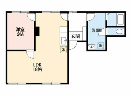 池端レジデンス【101号室】の間取り