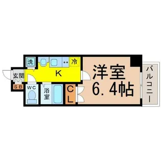 1Kの間取り画像