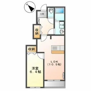 兵庫県加古川市尾上町口里【アパート】の間取り