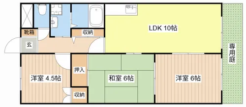 APIANT'華【1階】の間取り