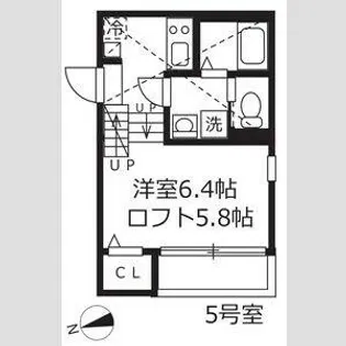 ハーモニーテラス大杉町Ⅱ【2階】の間取り