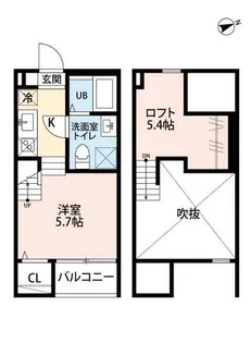 愛知県名古屋市南区呼続3丁目【アパート】の間取り