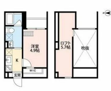 Y`s village馬場通【1階】の間取り