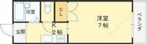 ケオラホウ【5階】の間取り