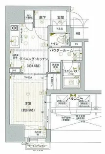 プレサンスNEO心斎橋【2階】の間取り