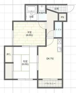 ベネフィス粟津【3階】の間取り