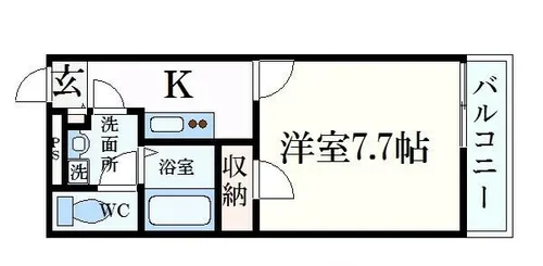 FORTUNA片田町【2階】の間取り