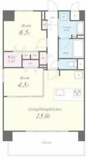 グランヴィラッセ北梅田【6階】の間取り