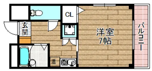 NASA望月【411号室】の間取り