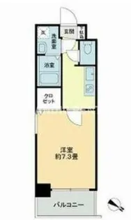 ローズモントフレア六本松【4階】の間取り