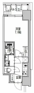 S-RESIDENCE難波大国町Tres【10階】の間取り