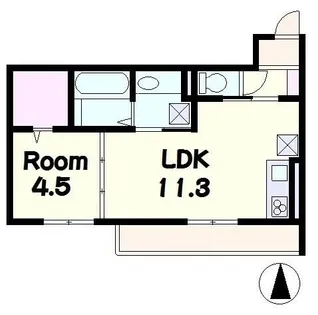 Ribera Square B棟【3階】の間取り