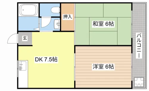 スイートコーポラス【202号室】の間取り