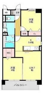 グラシア当知【2階】の間取り