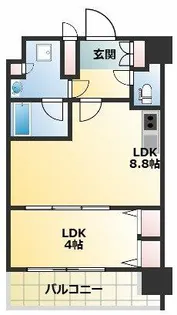 スプランディッドⅦ【11階】の間取り