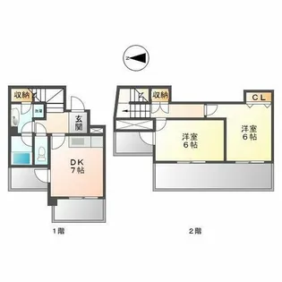 レスカール白金【6階】の間取り