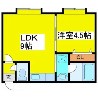 メゾンド・リョウ【303号室】の間取り