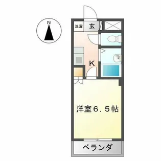 セントラルハイツ滝川【4階】の間取り
