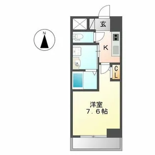 パルティール新栄【10階】の間取り
