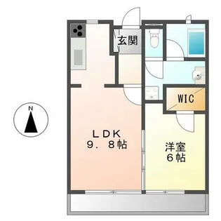キャストビル豊田【2階】の間取り