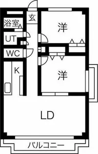 ルミナス山手【1階】の間取り