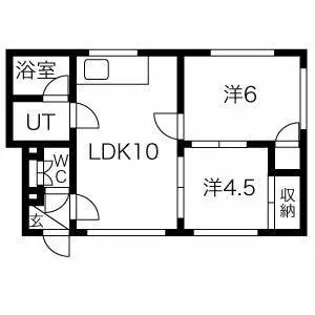 クリスタルハイツ栄町【302号室】の間取り