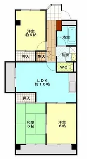 ユニーブル平針【206号室】の間取り