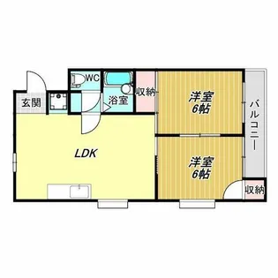 Lumiere住吉North【4階】の間取り