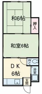 レジデンス富善【205号室】の間取り