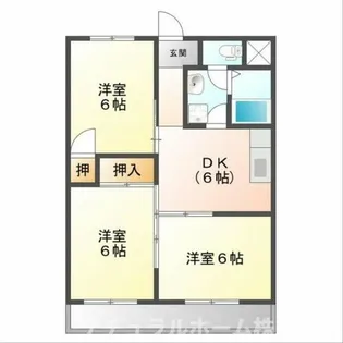 アスカⅡ【3階】の間取り