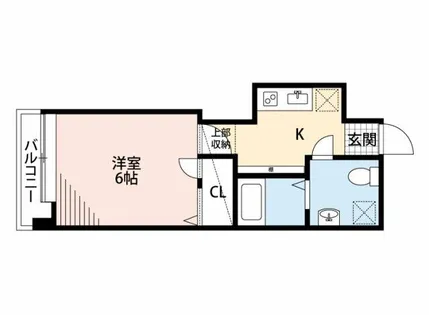 エステートモア大橋CLIO【6階】の間取り