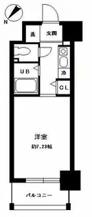 ダイナコートテソロ博多【8階】の間取り