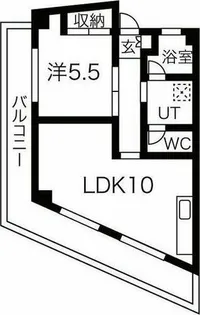 森ビル【6階】の間取り