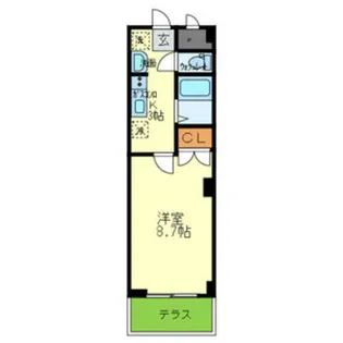 BONSOIR LUNE【2階】の間取り