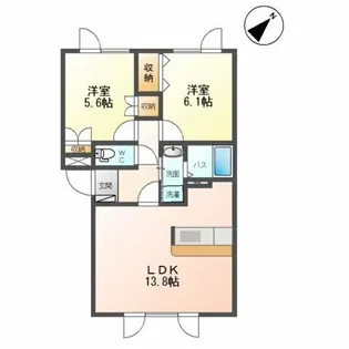 パークビレッジ【1階】の間取り
