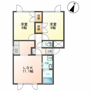 エル・アール21【1階】の間取り