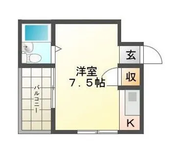 大栄ビル【4階】の間取り