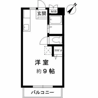 メゾンスイト【1階】の間取り
