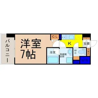 レジデンス東別院スクエア【9階】の間取り