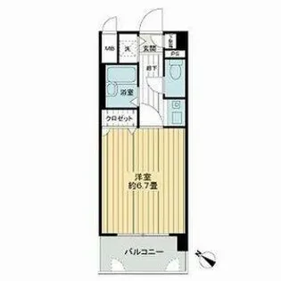 ライオンズマンション薬院第6【4階】の間取り