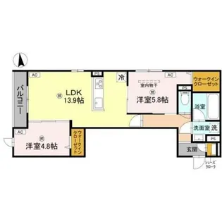 クラシスト高殿【3階】の間取り
