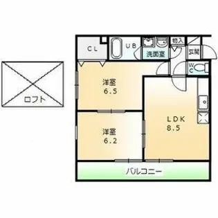 ネイフリーデンⅡ【2階】の間取り