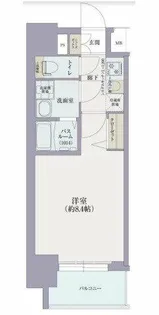 プランドール江戸堀レジデンス【2階】の間取り