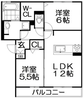 Fiorente Uno【3階】の間取り