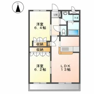 グランディール21【2階】の間取り