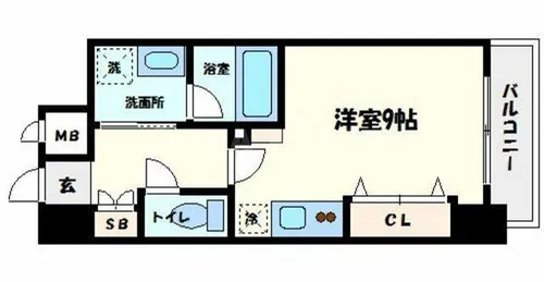 イグレック南本町【4階】の間取り