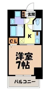 S-RESIDENCE浄心East【4階】の間取り