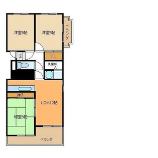 愛知県名古屋市中川区二女子町1丁目【マンション】の間取り