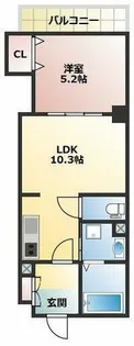 ラモーナ一津屋Ⅱ【2階】の間取り