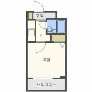 エスリード天王寺【8階】の間取り